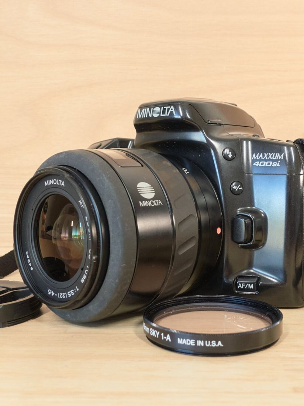 Minolta Maxxum 400si 35mm Film SLR Camera with 35-70mm AF Zoom Lens Tested